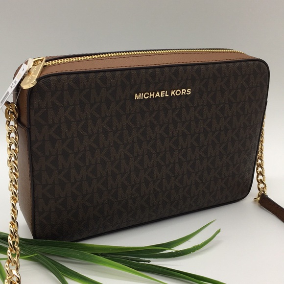 MICHAEL KORS LG EW CROSSBODY Bag Brown - Picture 6 of 8